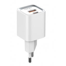 Cargador Pared A2318C   Lightning  20W  PD/QC3.0  Carga Rpida  Blanco  LDNIO