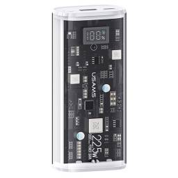 CD189  PD20W+QC3.0   Power Bank 9.000mAh  Rpido  LCD  BJ Serie  Blanco  USAMS