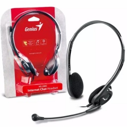 Audfonos c/micrfono HS-200C Negro   Genius