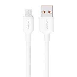 Cable de Datos U84   Micro USB  2M  2A  Blanco  SJ608  USAMS