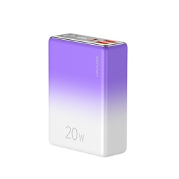 Power Bank 10000mAh   PD20W+QC3.0  Carga Rpida  Violeta  CD192 USAMS