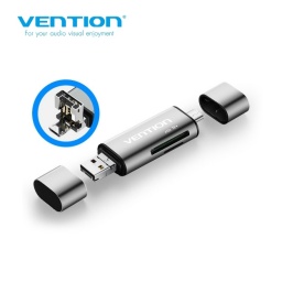Lector de Tarjetas Multifuncin   USB 2.0  Gris  CCJH0  Vention