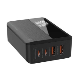 Cargador Pared A4809C   100W GaN  PD+QC3.  Carga Rpida  Negro  LDNIO