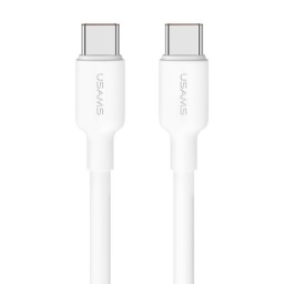 Cable de Datos U84   USB C a Tipo C  0.5M  PD100W  Blanco  SJ625  USAMS