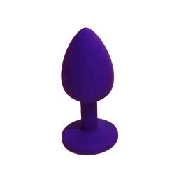 Plug Anal Mediano Joya Silicona   Violeta  YS-BE221 Adulto