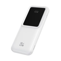 Power Bank 10000mAh   PD 20W+ 2 QC3.0  Carga Rpida  Cable Tipo CLightningMicro  Blanco  CD193 USAMS