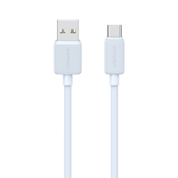 Cable de Datos USB A a Tipo C SJ688   3A  1M  Celeste  USAMS