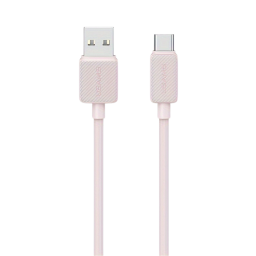 Cable de Datos USB A a Tipo C  SJ688   3A  1M  Rosado USAMS