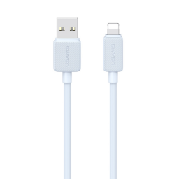 Cable de Datos USB A a Lightning SJ689   2.4A  1M  Celeste  USAMS