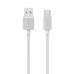 Cable de Datos USB A a USB C SJ693   3A  2M  Blanco  USAMS