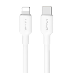 Cable de Datos U84   USB C a Lightning  PD 20W  0.5M  Blanco  SJ624  USAMS