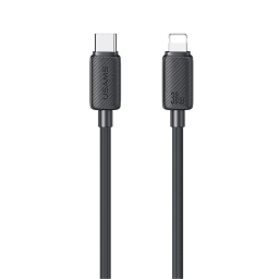 Cable de Datos USB C a Lightning SJ697   30W  2M  Negro  USAMS