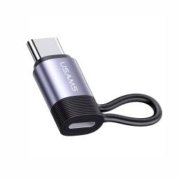 Adaptador AU17   Lightning a Tipo C  PD 30W  Aluminio  SJ677  USAMS