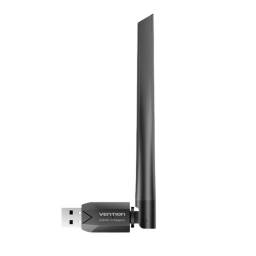 Adaptador USB Wi-Fi   Bluetooth  Doble Banda cAntena  AC650  Negro  KDUB0  Vention