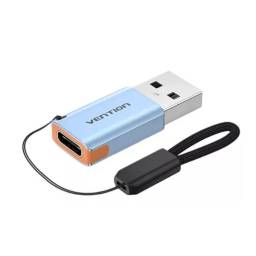 Adaptador USB-A 3.1 a USB-C   MachoHembra  Aluminio  CUAH0  Vention