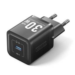 Cargador de Pared USB-C GaN   30W   Negro  FEZB0-EU  Vention