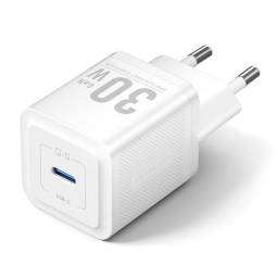 Cargador de Pared USB-A+USB-C GaN   USB-C a USB-C  30W30W  Blanco  TZ-FEQW0-EU-01  Vention