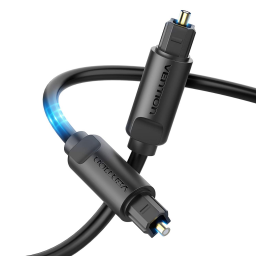 Cable de Audio Optico Toslink   5M  Negro  BAEBJ  Vention
