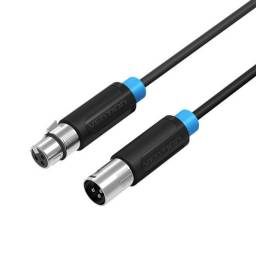 Cable de Audio XLR Extensin   MachoHembra  3M  Negro  BBFBI  Vention