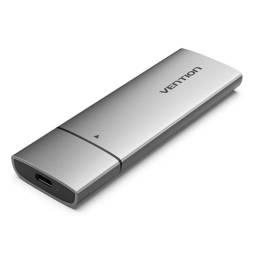 Gabinete Externo para Disco SSD de 2.5"   M.2 NVMe SSD Cable USB 3.1 Gen 2 / USB-C / Aluminio  Vention