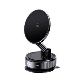 Soporte Vehicular Magntico   cVentosa  360  Negro