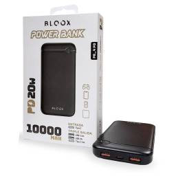 Power Bank BLOOX PB_4 PD   10.000mAh  Entrada: Tipo C / Salida: Tipo C PD + USB*2  Negro
