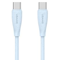 Cable de Datos USB C a USB C   60W  1M  Rosado  SJ716  USAMS