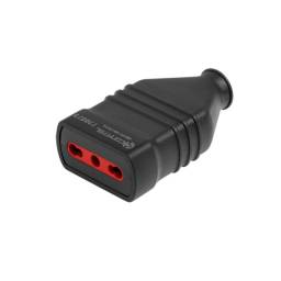 Ficha Anti-golpe Bipaso   1016A  Negro  Conatel