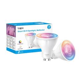 Dicroica LED Inteligente Multicolor TAPO L630   Pack x2  WiFi  3.7W  GU10  TP-LINK