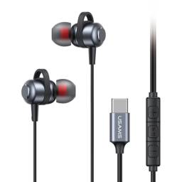 Manos Libres Stereo Mini Tipo C   1.2 M  EP-48  Negro  SJ758  USAMS