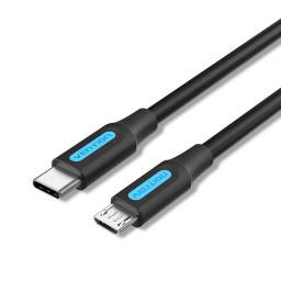 Cable USB-A a Micro USB   2A  1M  Negro  COVBF  Vention