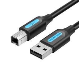 Cable de Impresora USB-A 2.0 a USB-B   Macho/Macho / 1.5M / Negro  COQBG  Vention
