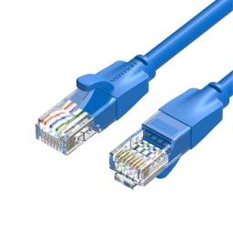 Cable de Red   Cat.6 UTP / 0.5M / Azul  IBELD  Vention