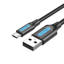 Cable USB-A 2.0 a Micro USB   3A  1M  Negro  COLBF  Vention