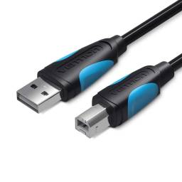 Cable de Impresora USB-A 2.0 a USB-B   Macho/Macho / 2M / Negro  VAS-A16-B200  Vention