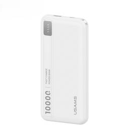 Power Bank 2 Puertos   USB A / USB C  10.000mAh  37W/h  Blanco  CD262 USAMS