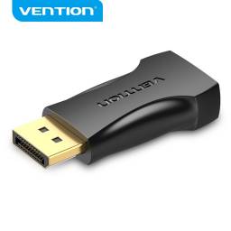 Adaptador DP a HDMI Macho/Hembra / 4K / Negro   HBPB0  Vention