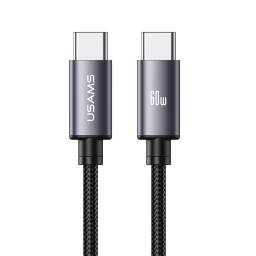Cable de Datos USB C a USB C SJ769   60W  1.2m  Gris  U91 USAMS