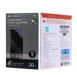 (S) Pack 20 L�minas Hydrogel Matte Privacidad   Est�ndar - Tama�o S  180FYB-01Y  Rock Space 6941402777791