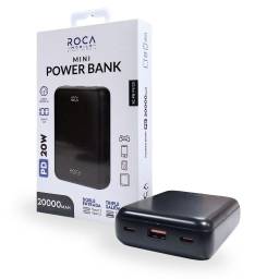 Power Bank ROCA Mini RC-PB-P920   20.000mAh  PD20W  Entrada: 2 Tipo C  Salida: USB + Tipo C